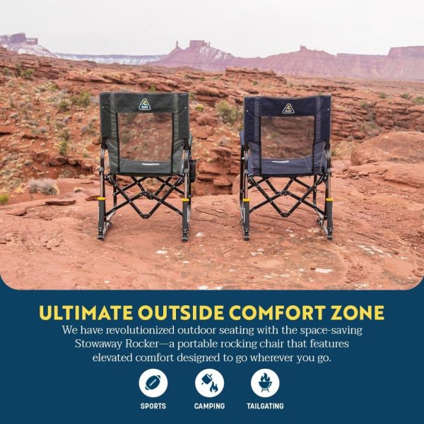 GCI Outdoor Stowaway Rocker - Hunter Topo - Image 3