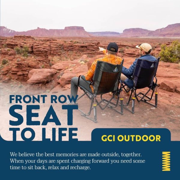 GCI Outdoor Stowaway Rocker - Hunter Topo - Image 6